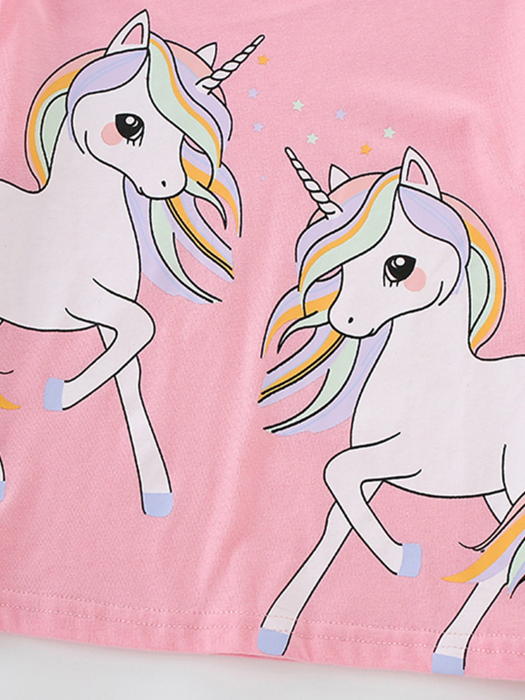 Children's Unicorn Tee and Shorts Set