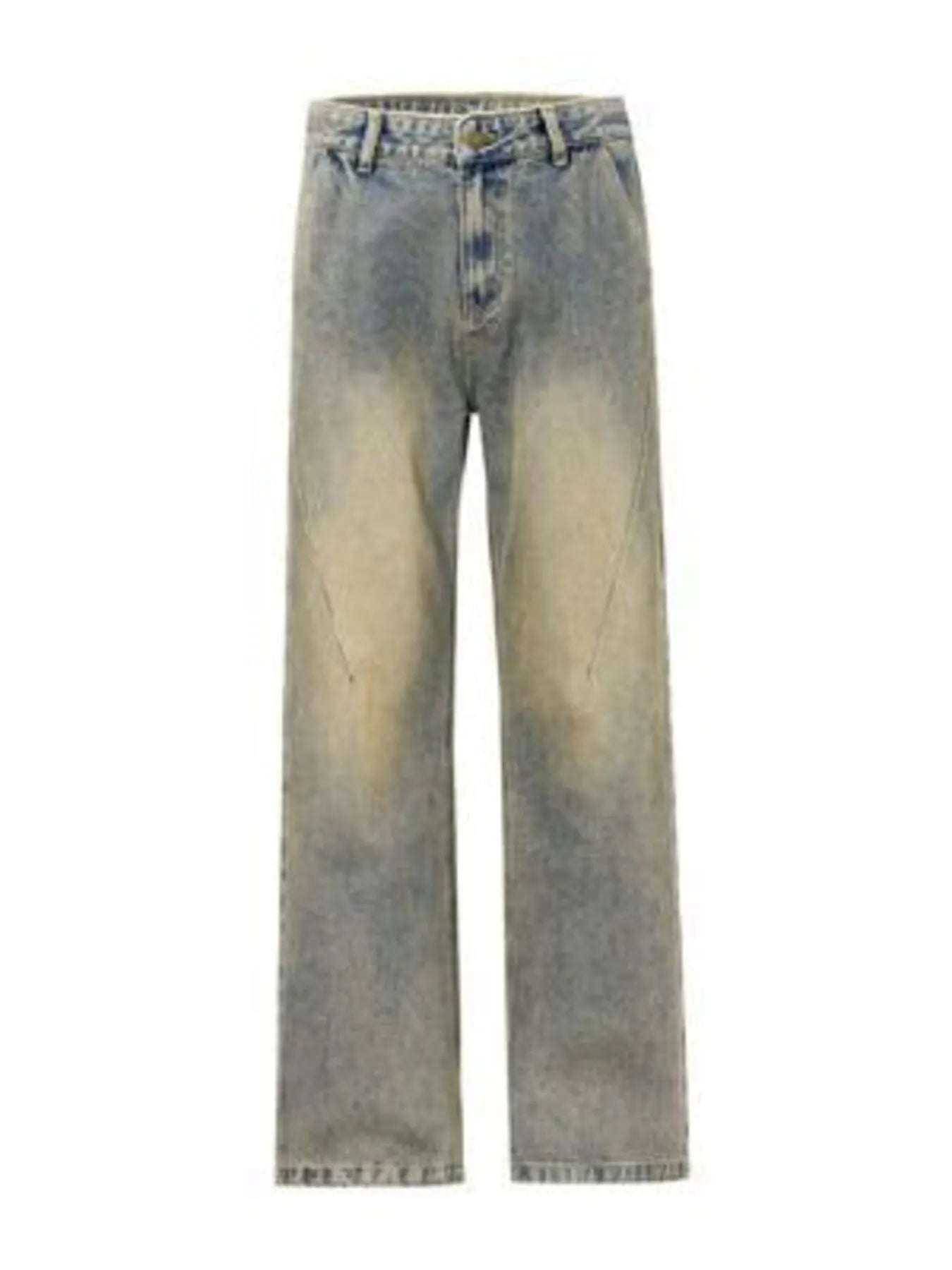 Men's Vintage Wash Straight Leg Jeans