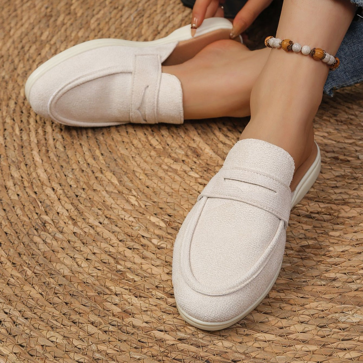 Round Toe Slip-Ons
