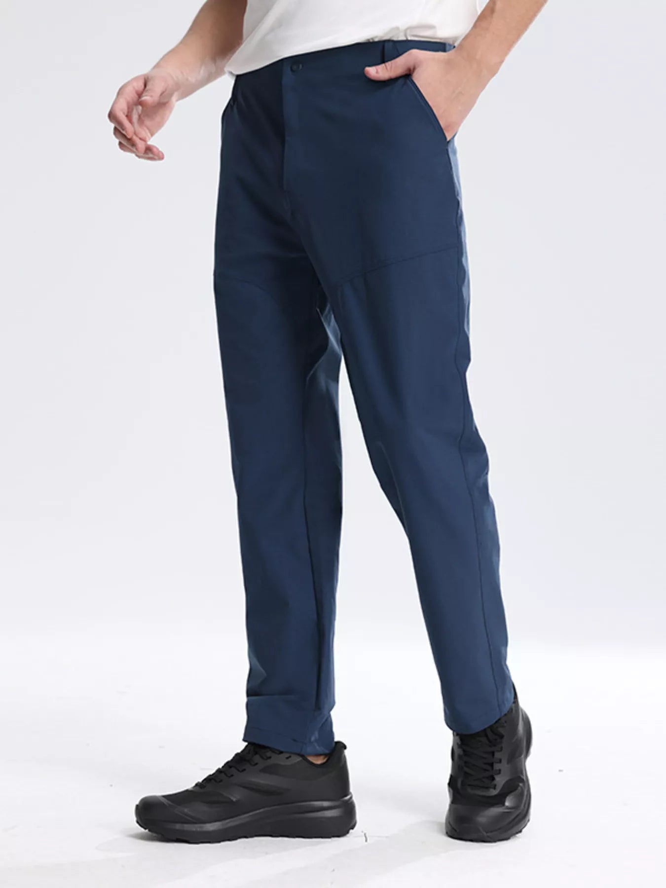 Men's Plus Size Lightweight Pocketed Pants