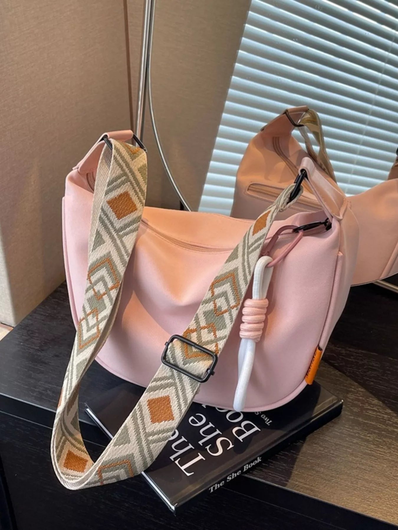 Woven Strap Crossbody Bag