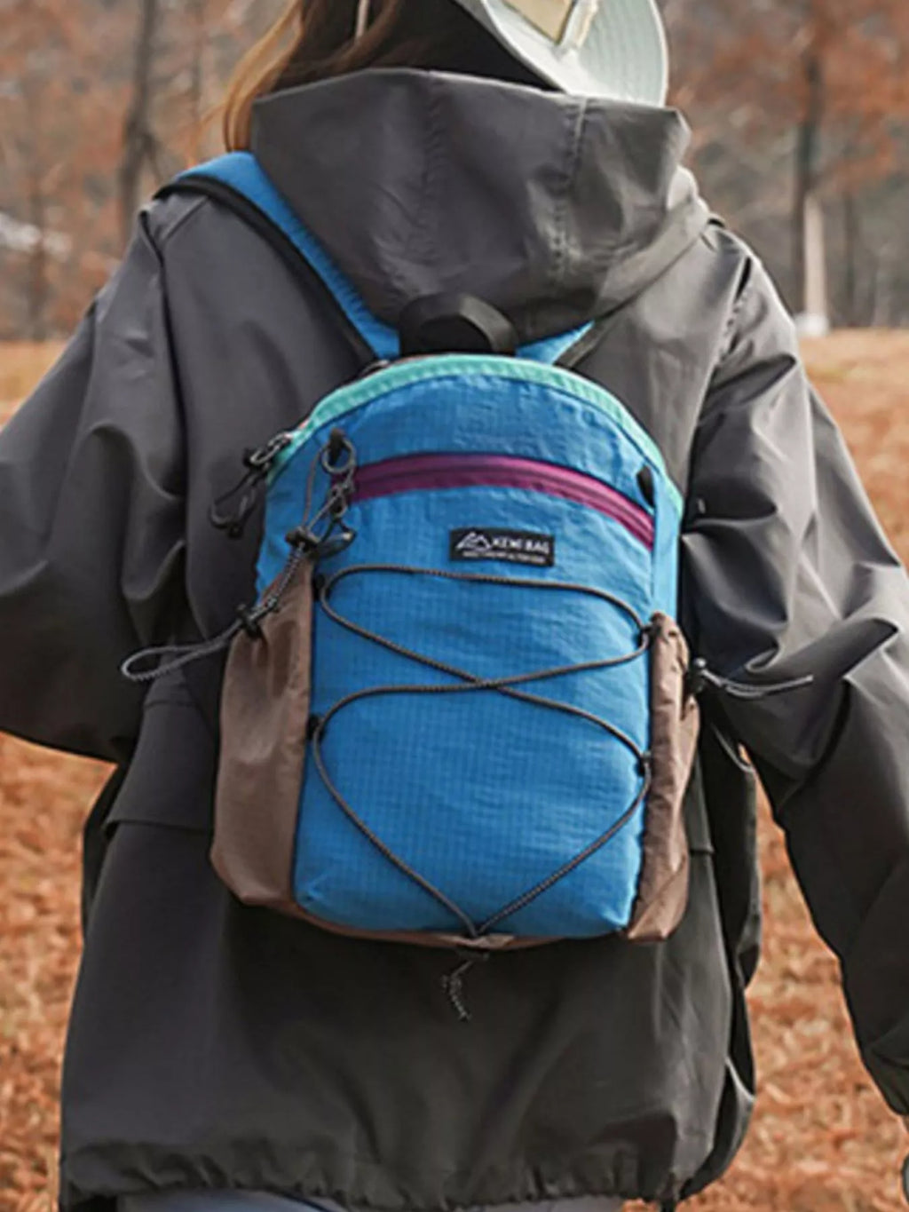 Lightweight Contrast Backpack Bag
