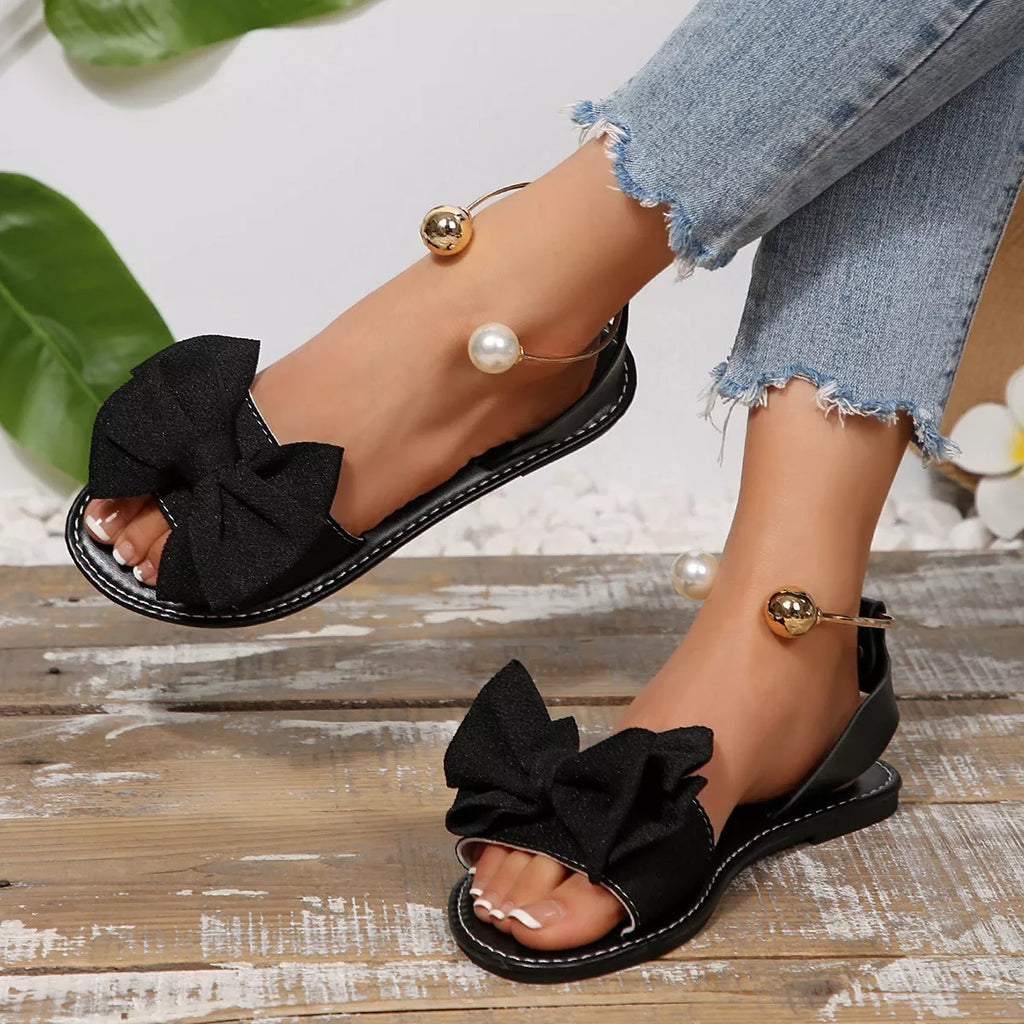 Bow Open Toe Sandals