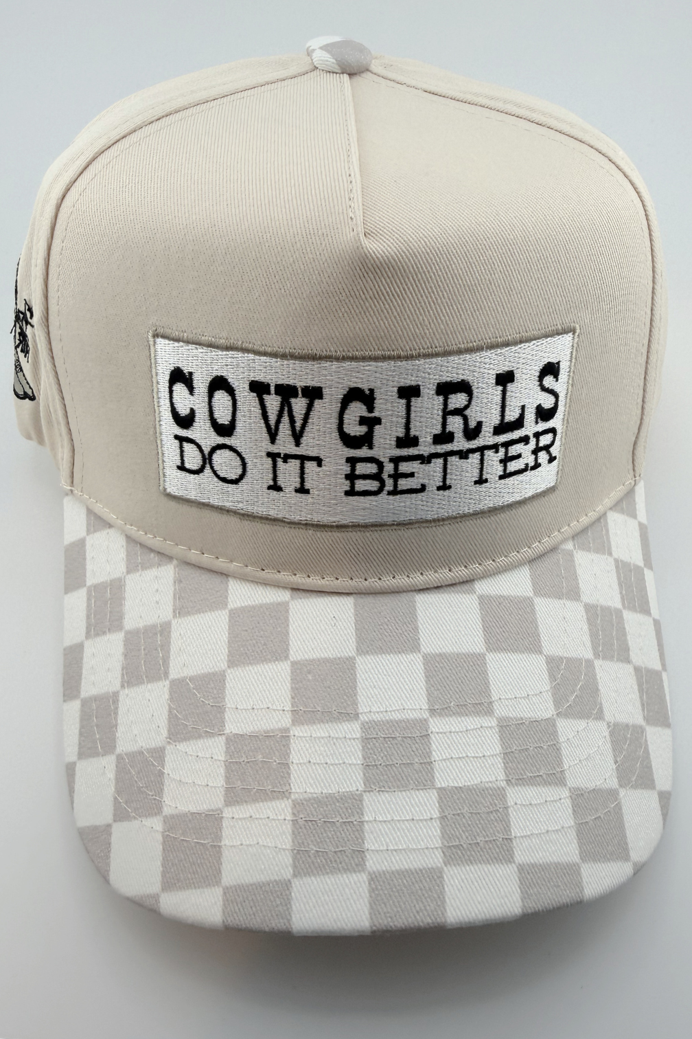 TRR - Cotton Structured Hat  -  SNAP BACK - COWGIRLS DO IT BETTER