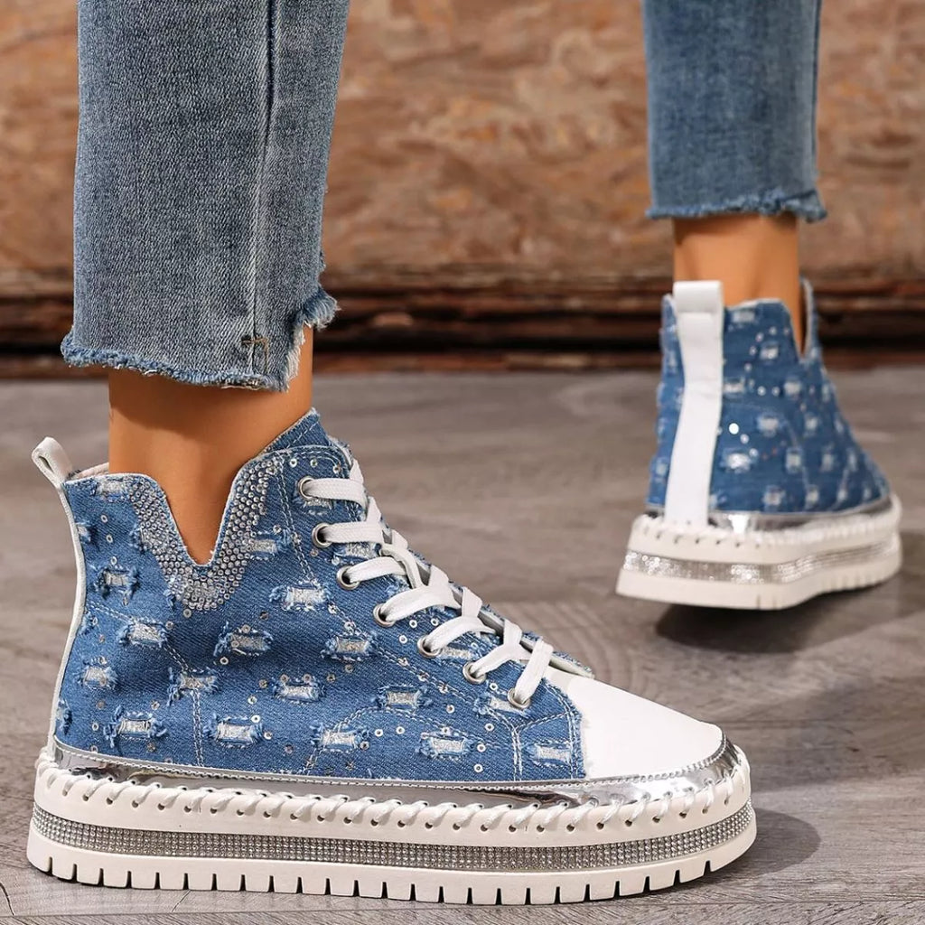Lace Up Platform Sneakers