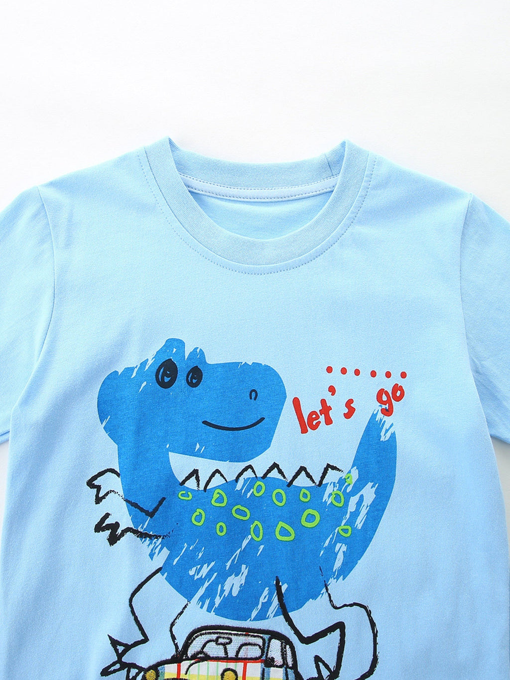 Children's Dinosaur Short Sleeve Tee and Shorts Set
