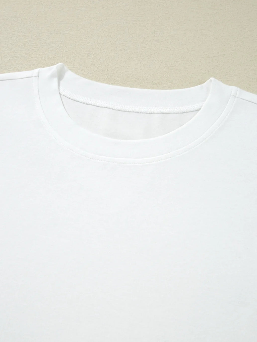 Lace Long Sleeve Insert Drop Shoulder Tee