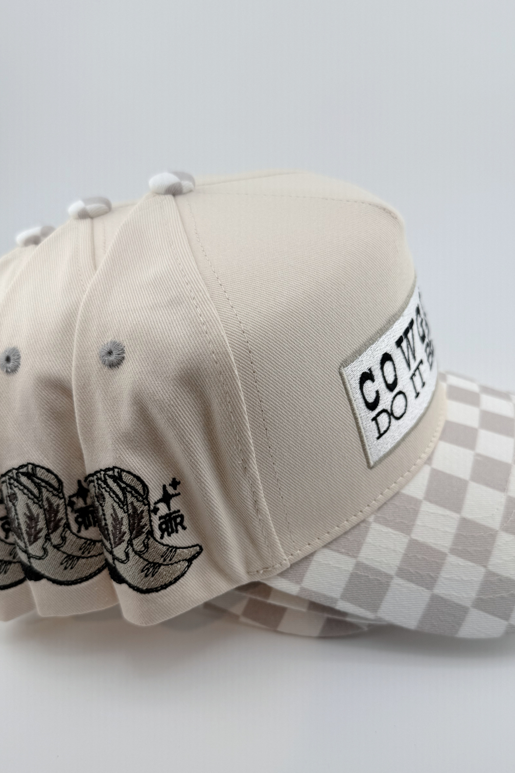 TRR - Cotton Structured Hat  -  SNAP BACK - COWGIRLS DO IT BETTER