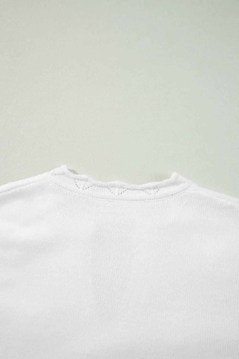 Daisy Notched Long Sleeve Sweater