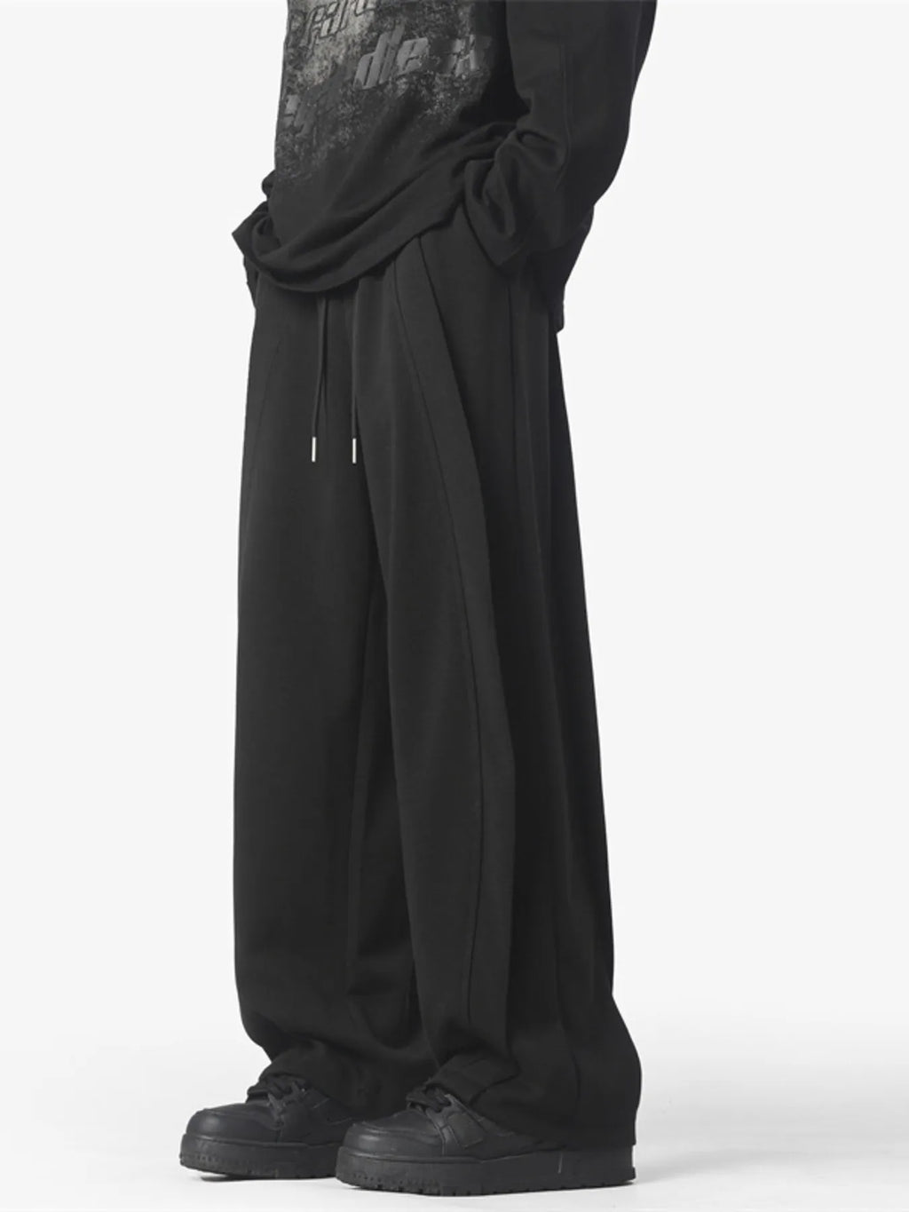 Men's Full Size Loose Fit Drawstring Pants Plus Size