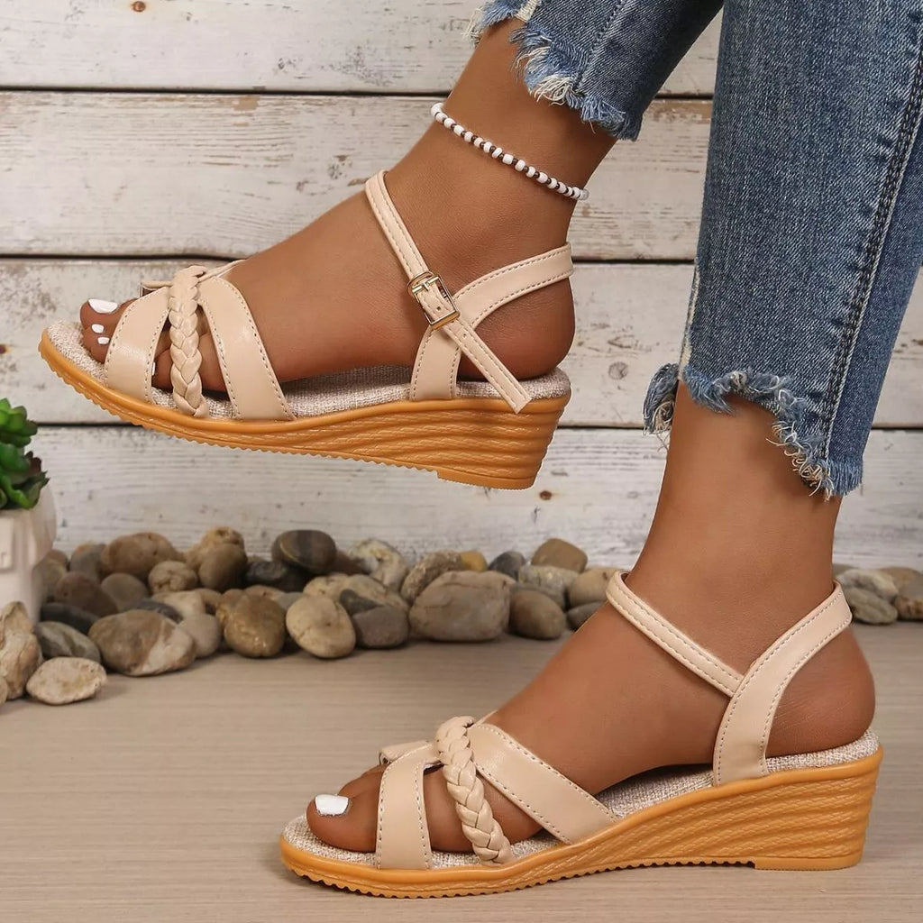 Open Toe Wedge Sandals