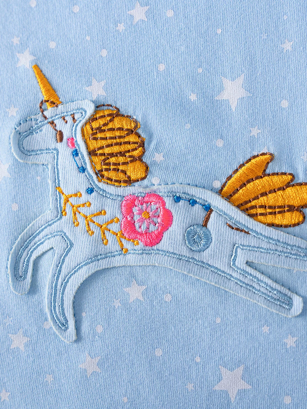 Children's Embroidered Short Sleeve Dress
