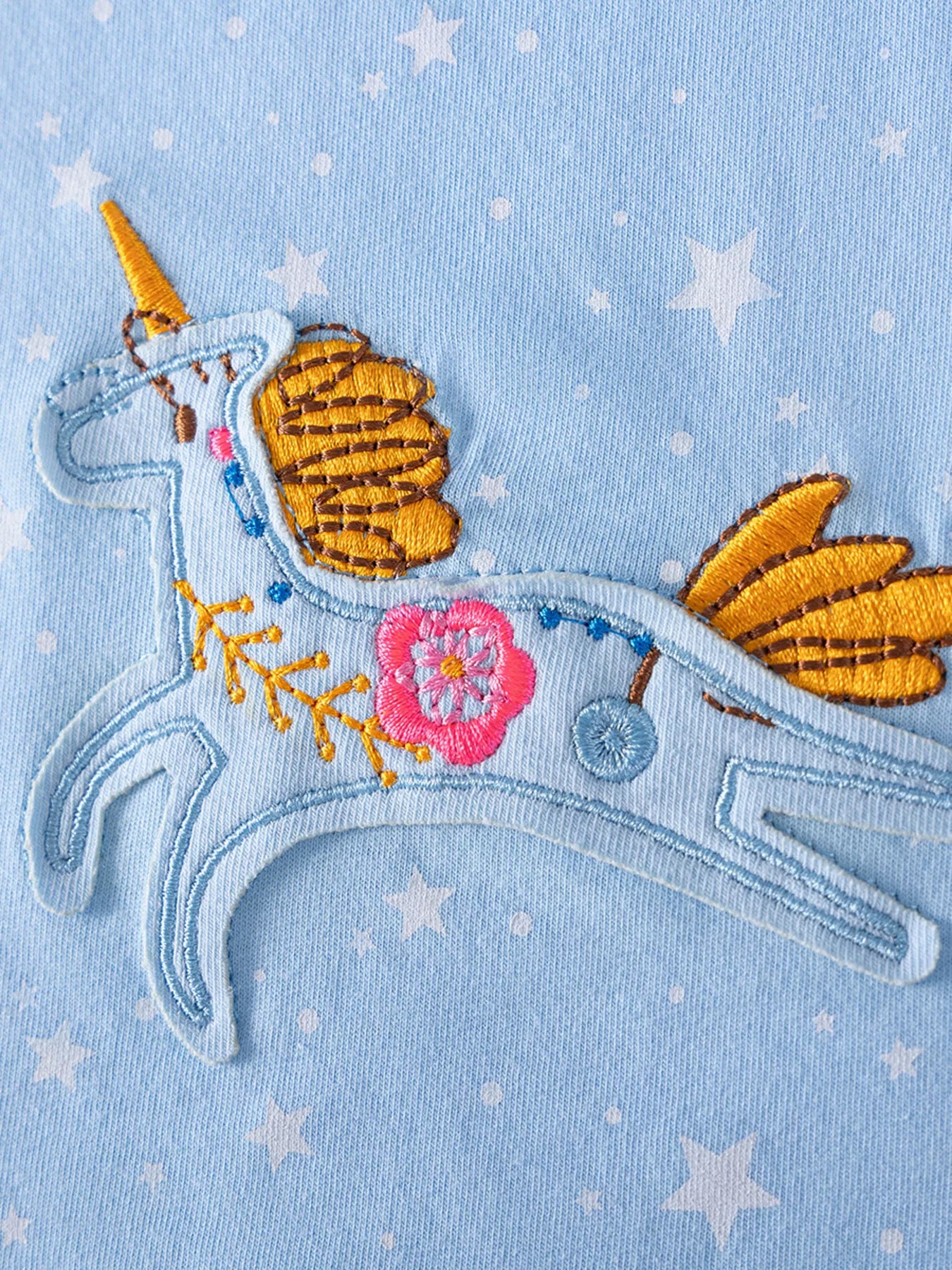 Children's Embroidered Short Sleeve Dress