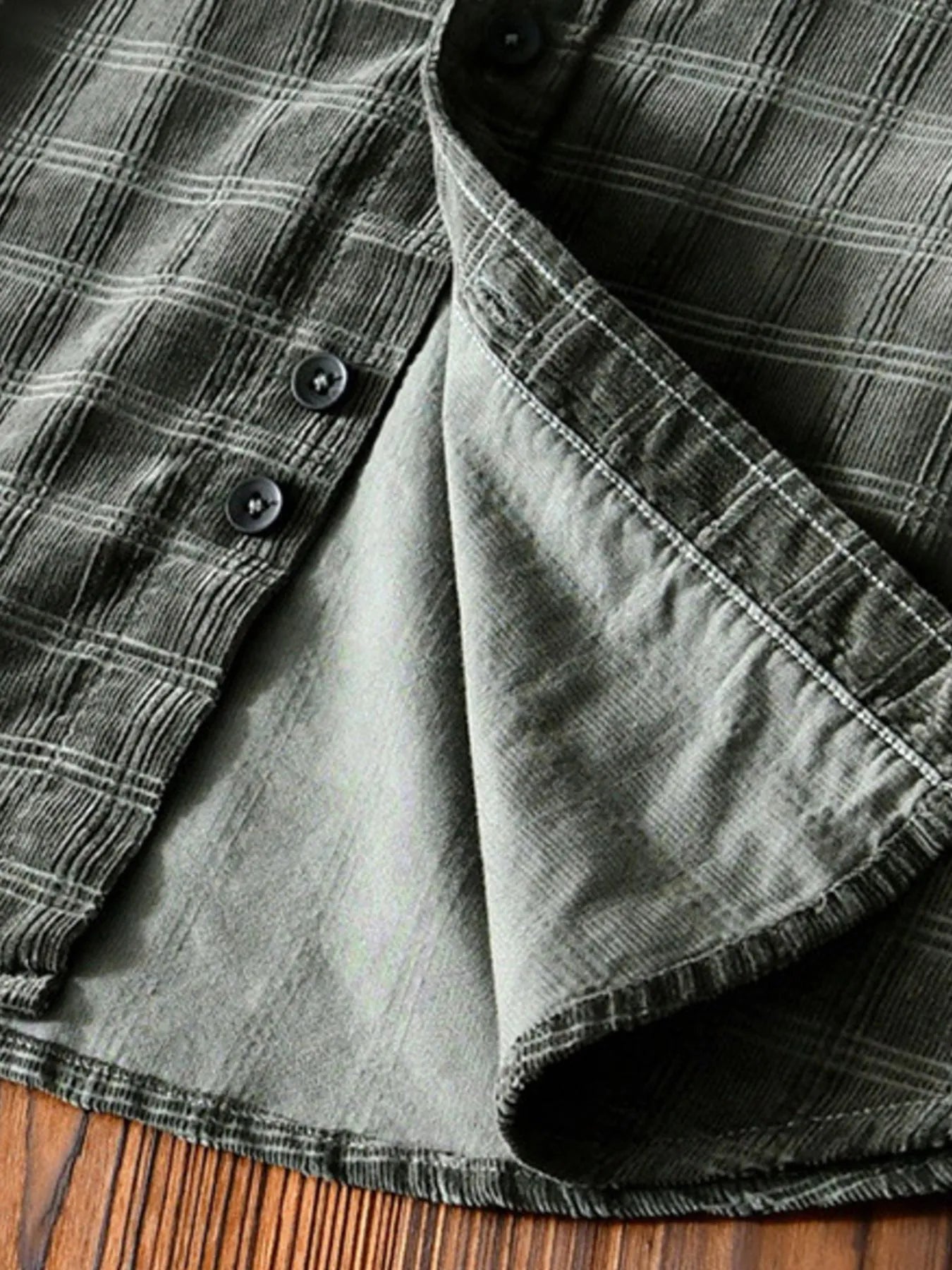 Men's Plus Size Striped Button-Up Shirt