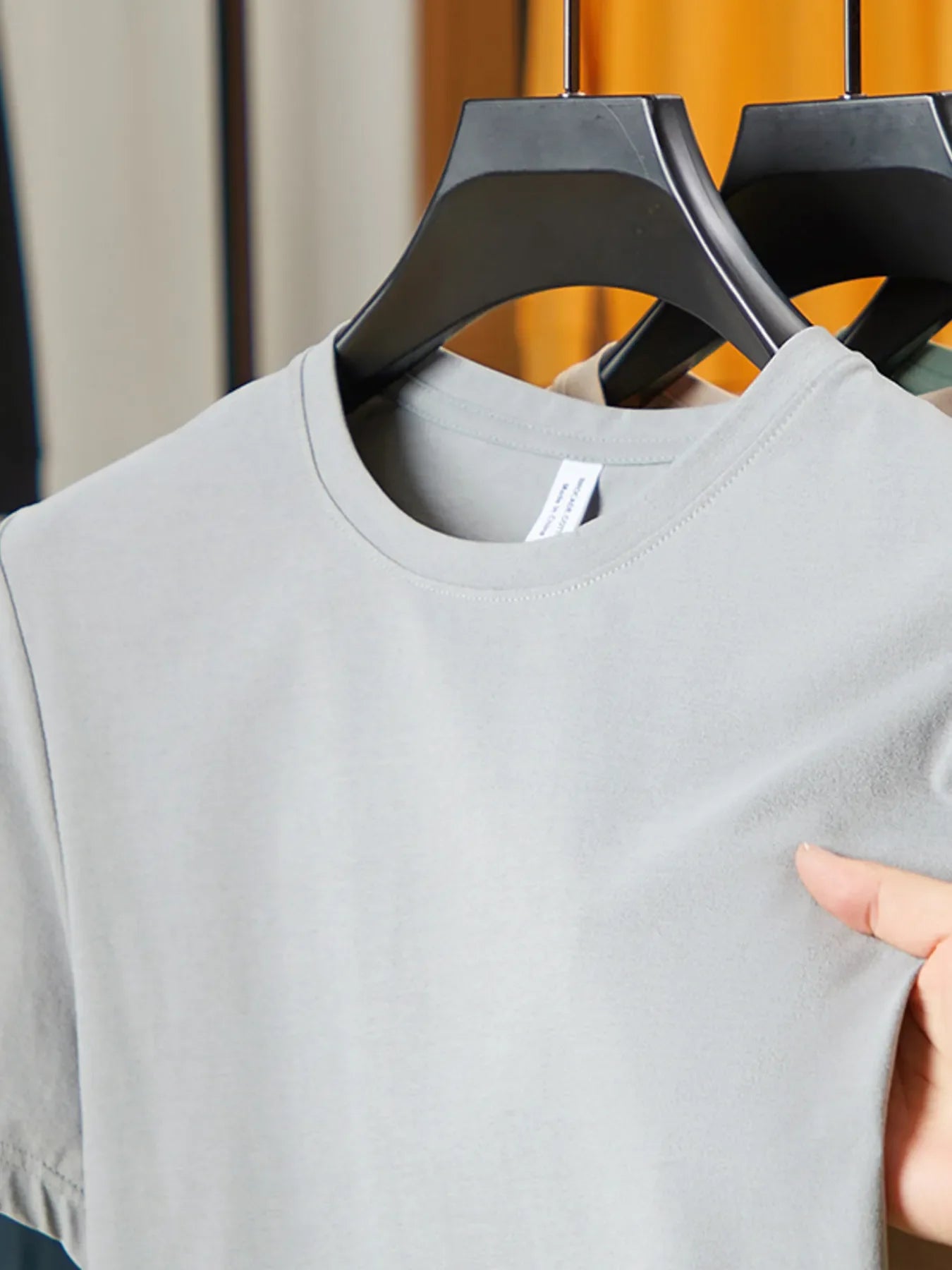Men's Plus Size Round Neck Short Sleeve T-Shirt