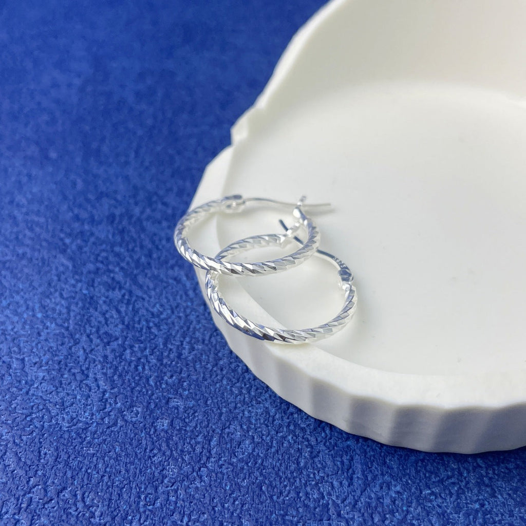 925 Sterling Silver Hoop Earrings
