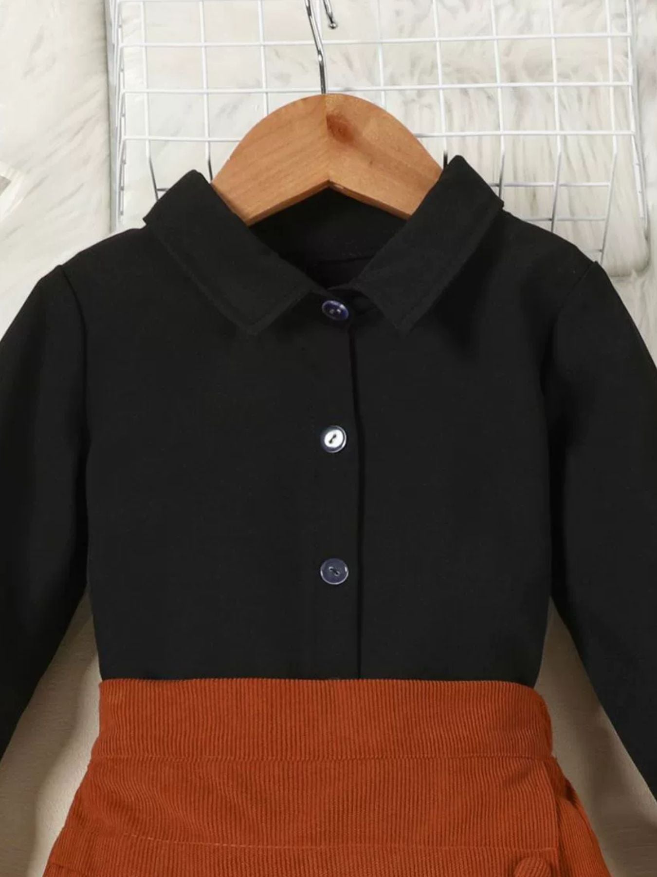 Children's Flounce Sleeve Shirt and Skort Set