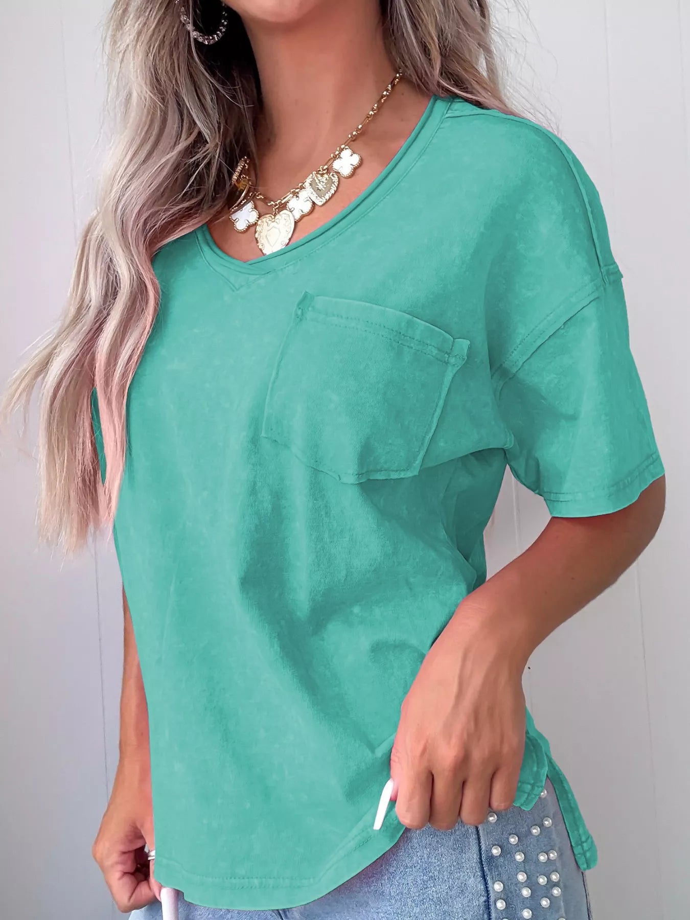Cotton Mineral Wash T Shirt