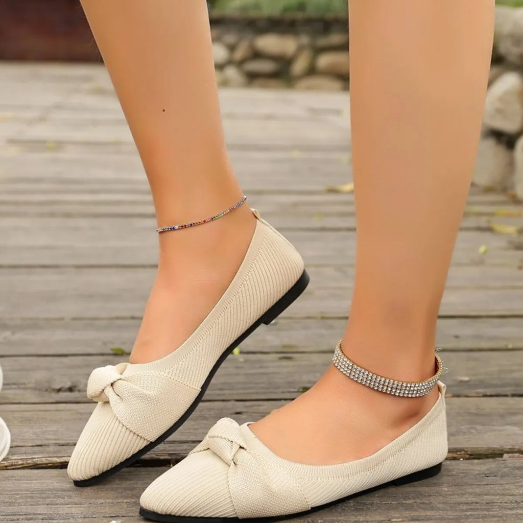 Point Toe Flats Slip-Ons