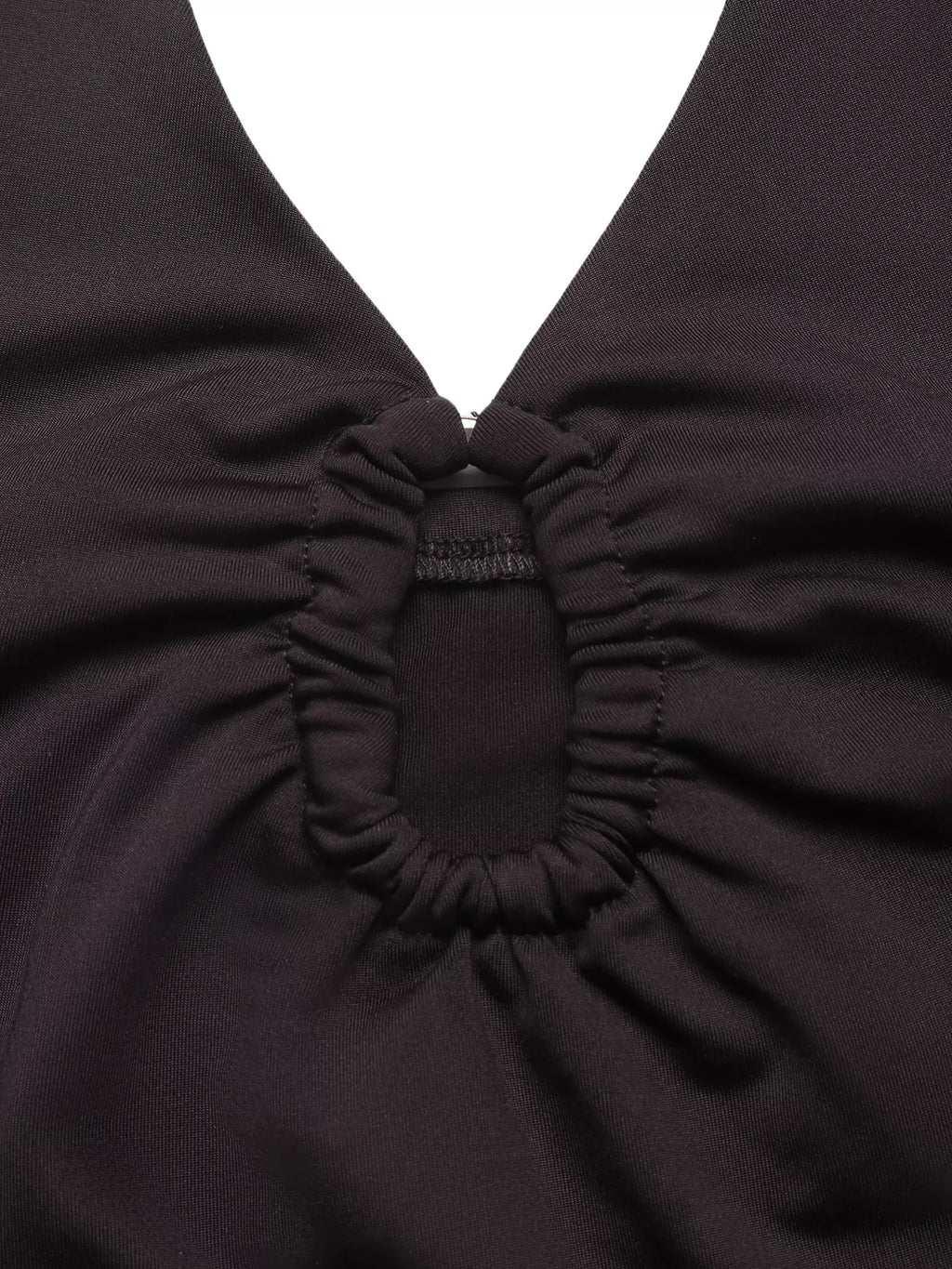 Halter Neck Ruched Bodysuit