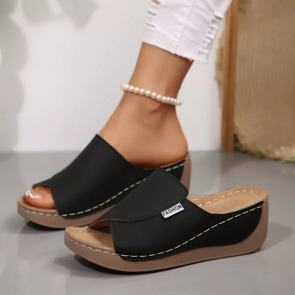 Open Toe Wedge Sandals