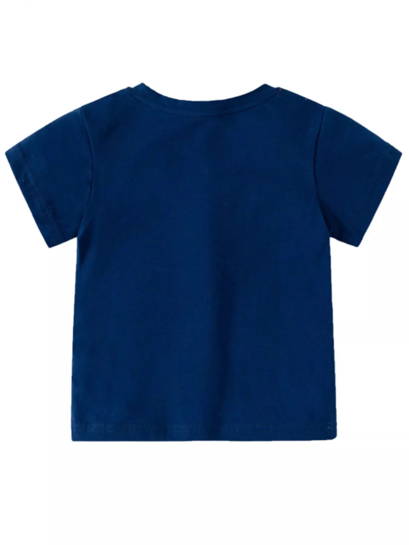 Children's Embroidered Goat Round Neck Tee