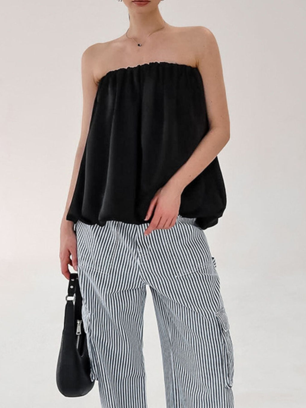 Bubble Hem Tube Top
