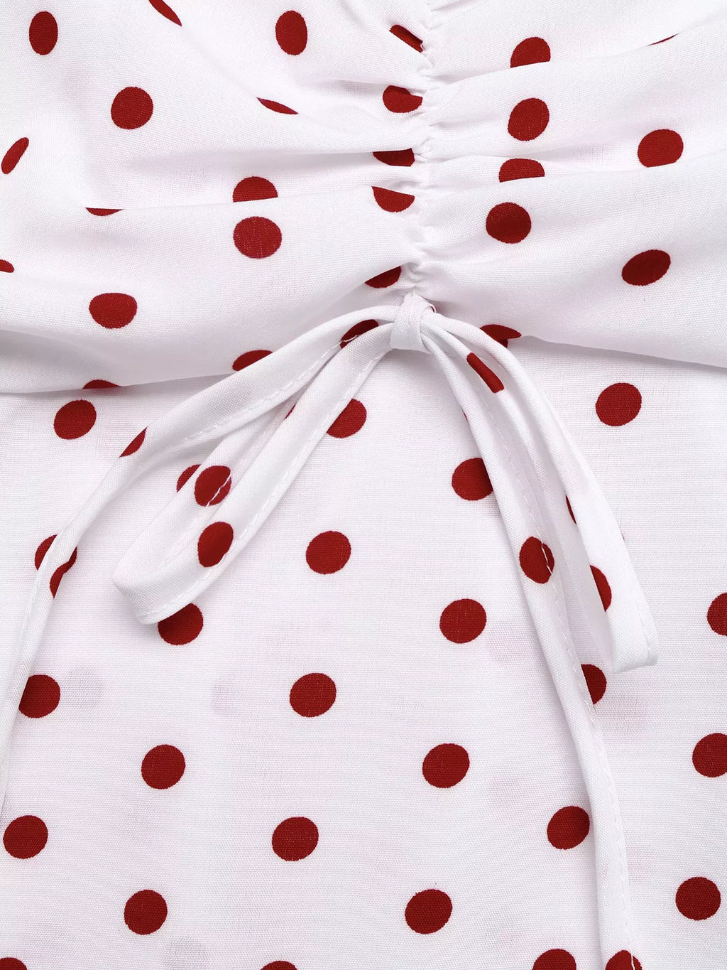 Polka Dot Ruched Cami