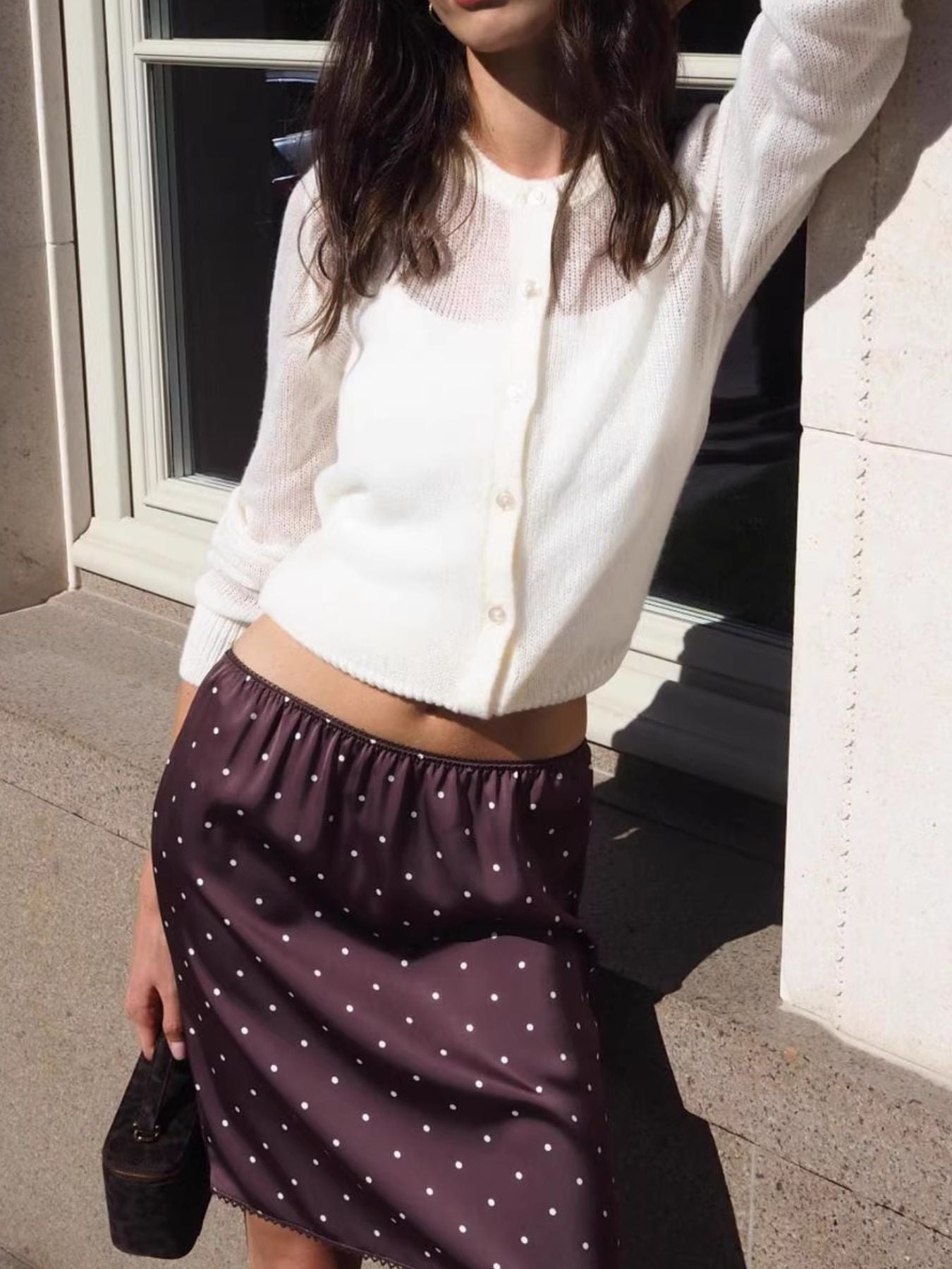 Button Up Long Sleeve Cardigan