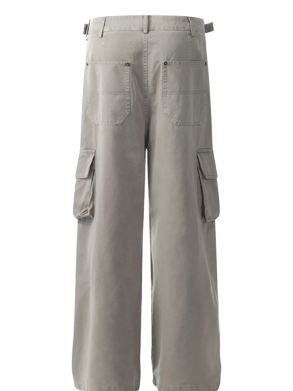 Men's Straight Cargo Pants with Multiple Pockets