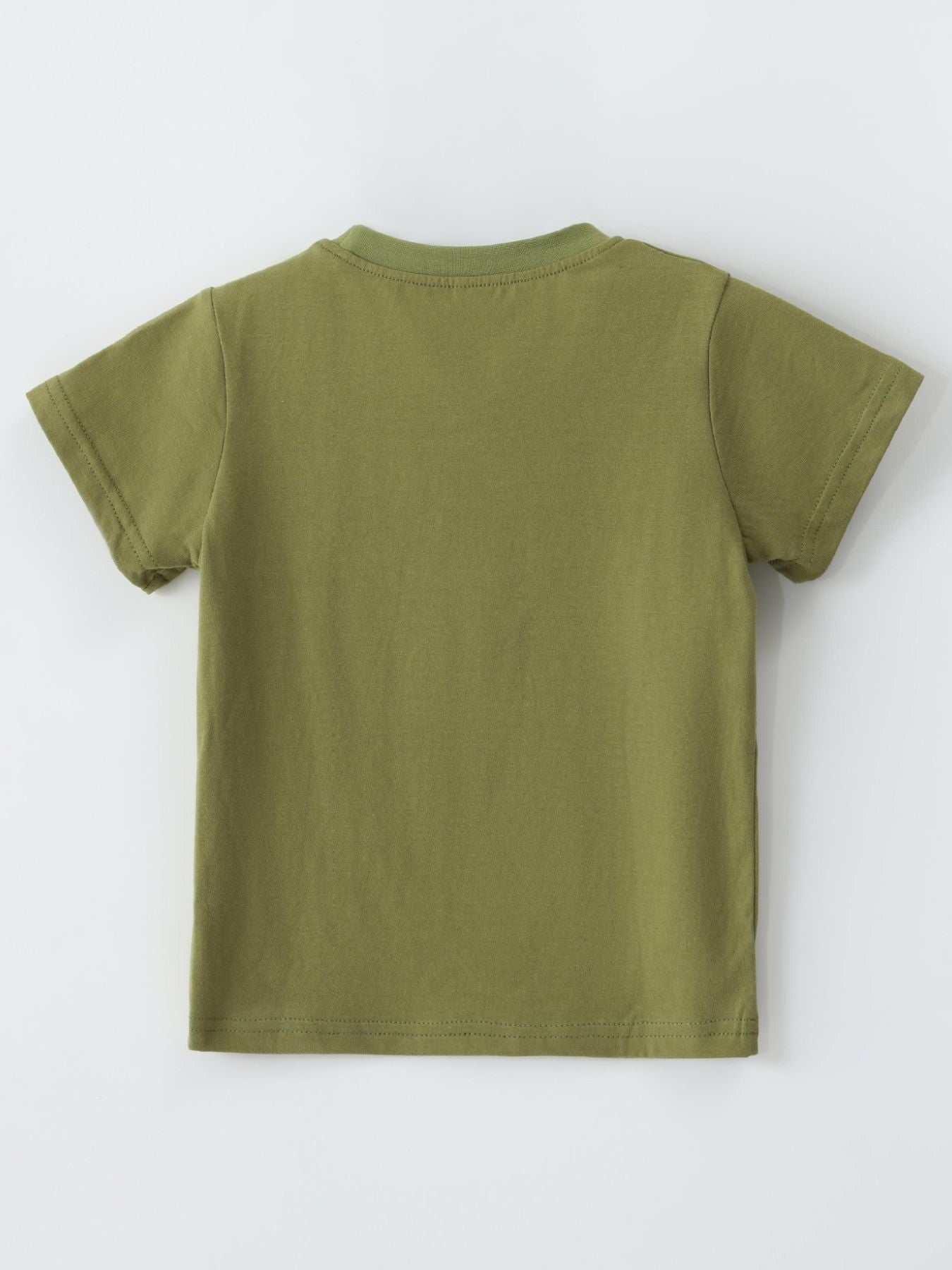 Children's Embroidered Dragon Short Sleeve T-Shirt