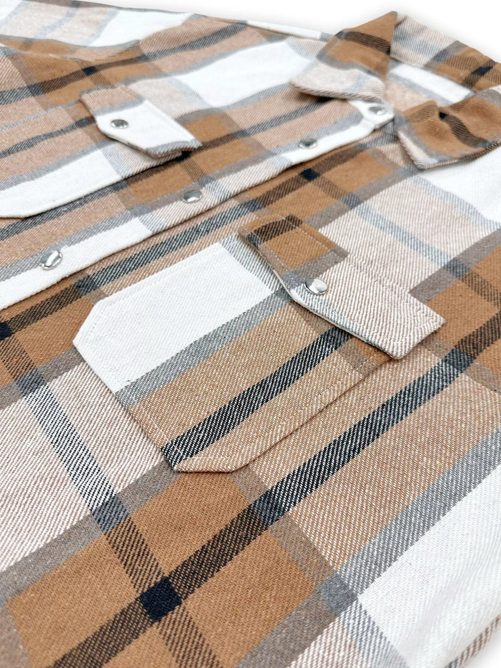 Plus Size Casual Plaid Button-Down Shirt