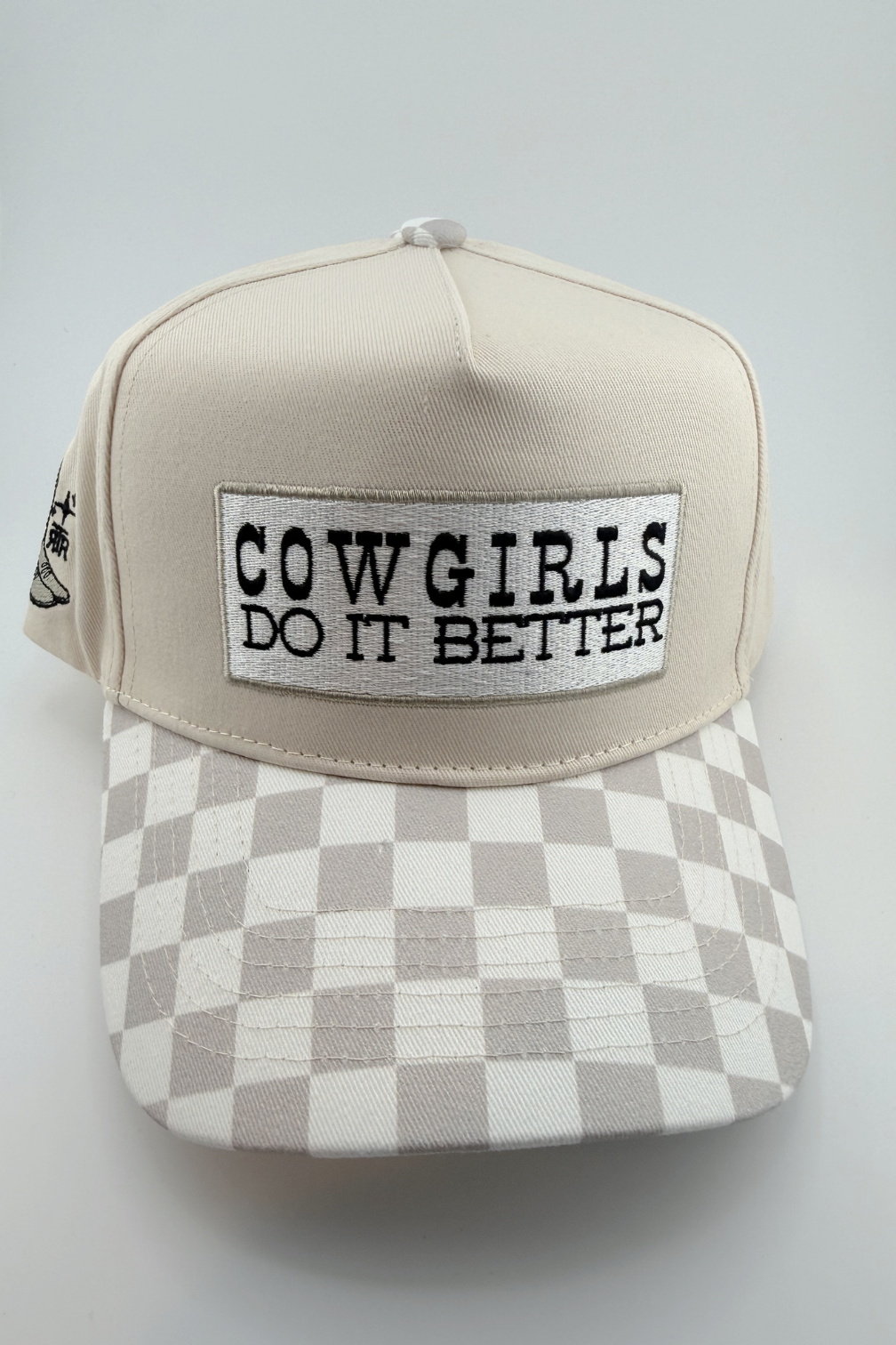 TRR - Cotton Structured Hat  -  SNAP BACK - COWGIRLS DO IT BETTER