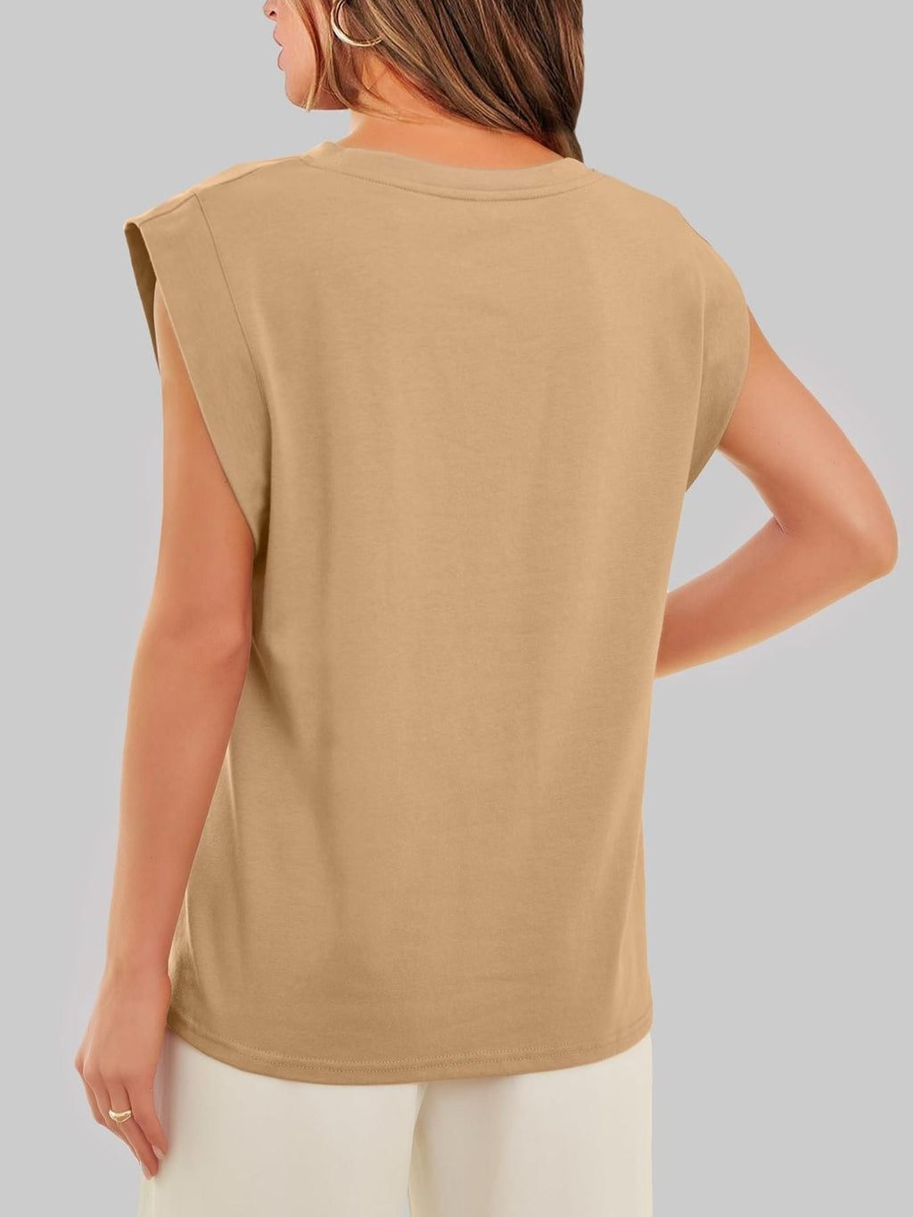 Solid Color Round Neck Tank