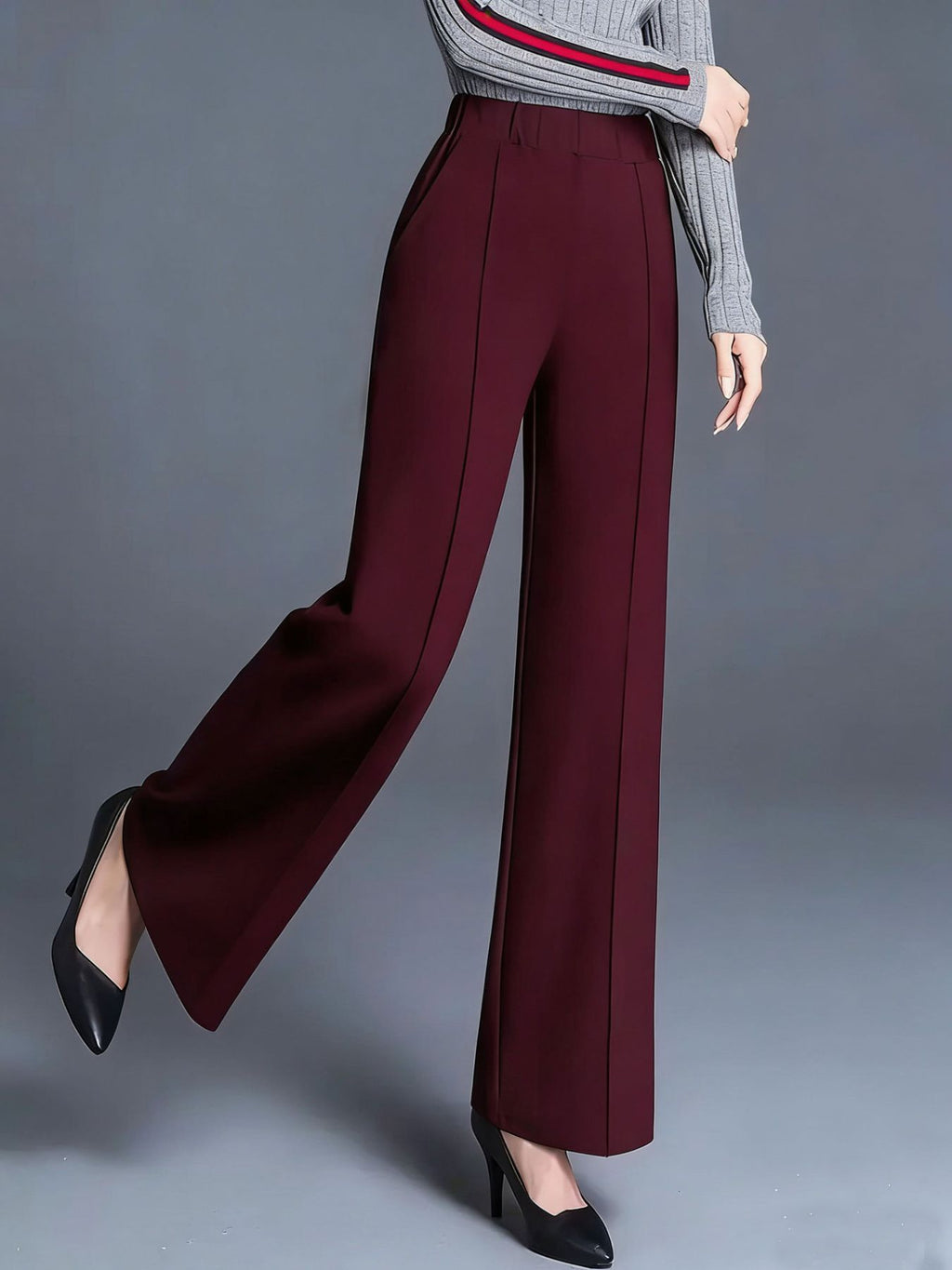 High-Waisted Wide Leg Pants