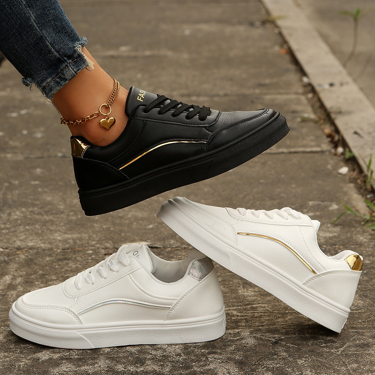 Lace Up Casual Sneakers