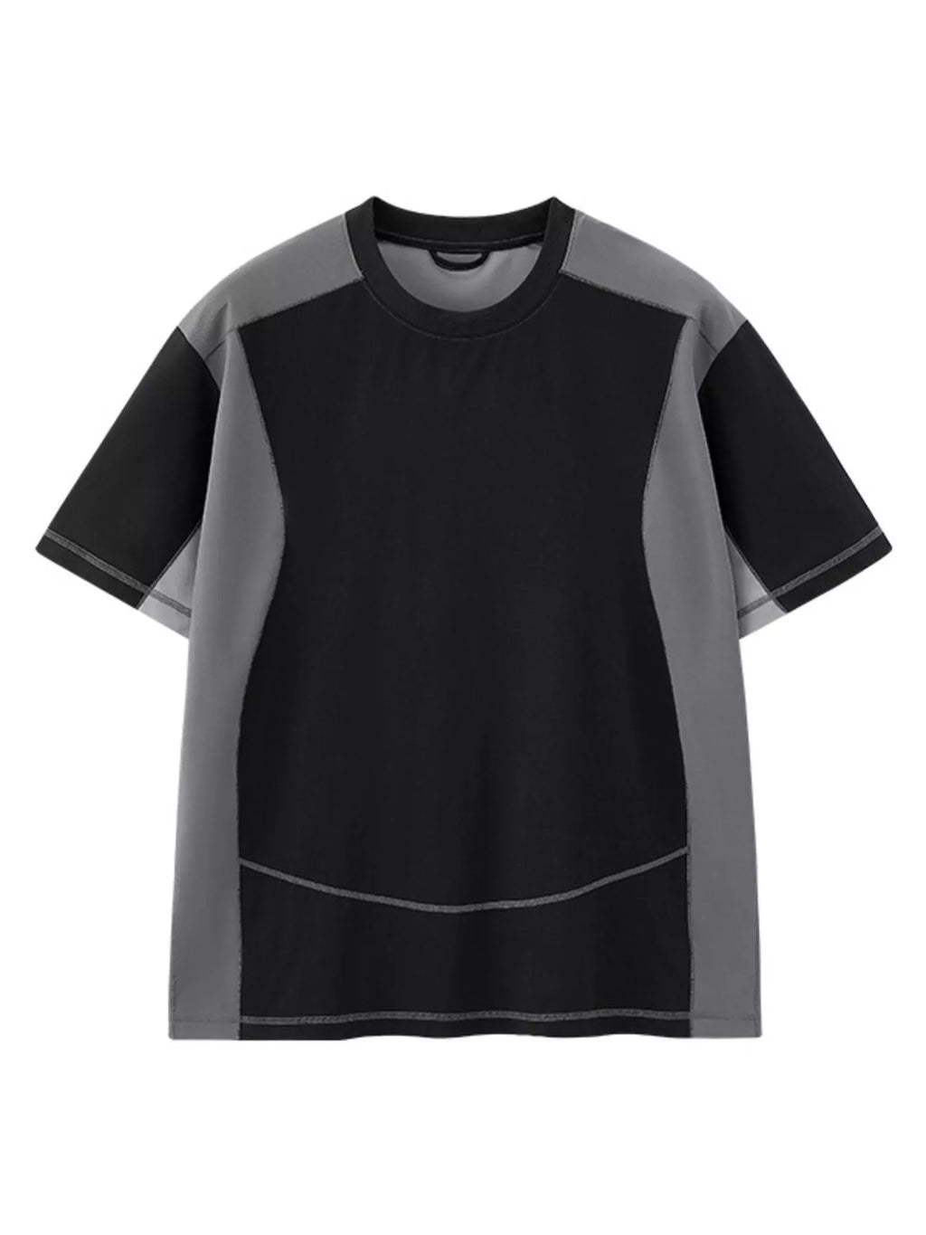 Men's Contrast Stitching Relaxed Fit T-Shirt