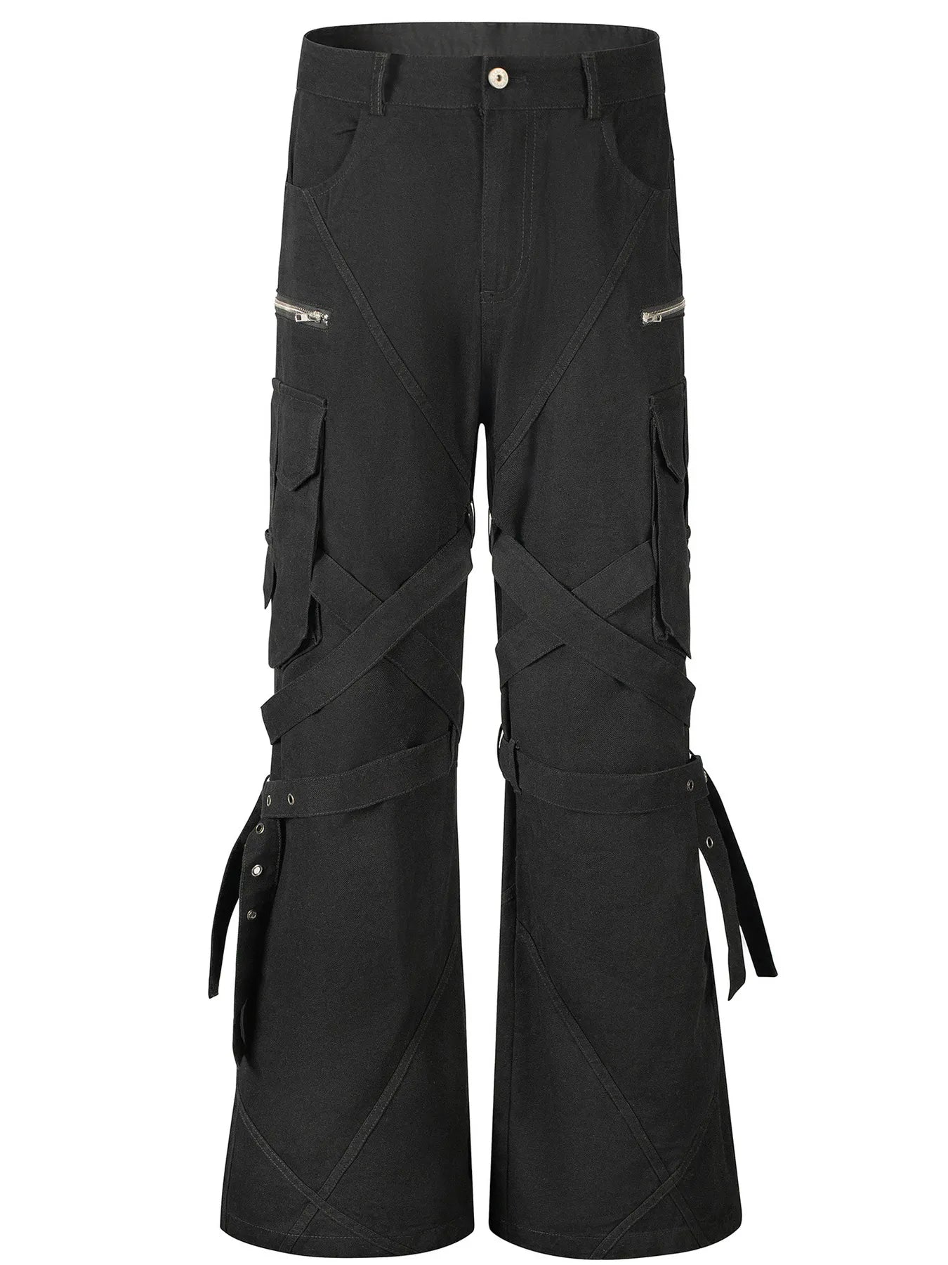 Men's Wide Leg Cargo Pants