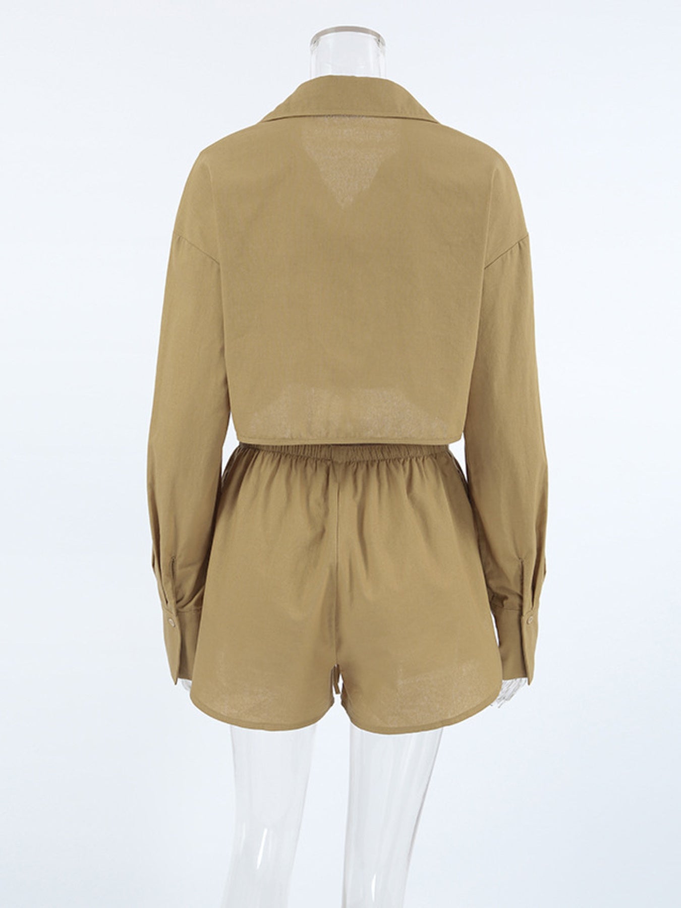 Long Sleeve Top and Shorts Set