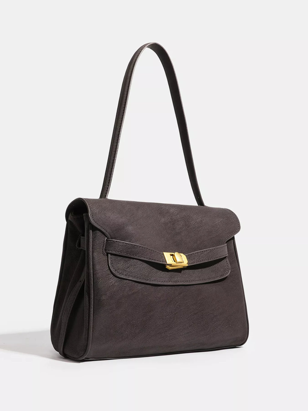 Buckle Closure Shoulder Bag