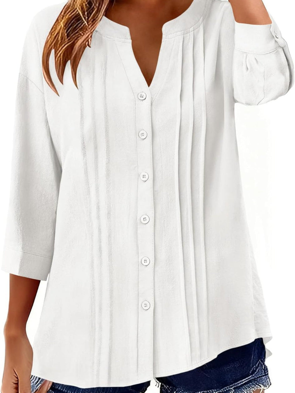 Button-Down Notched Shirt