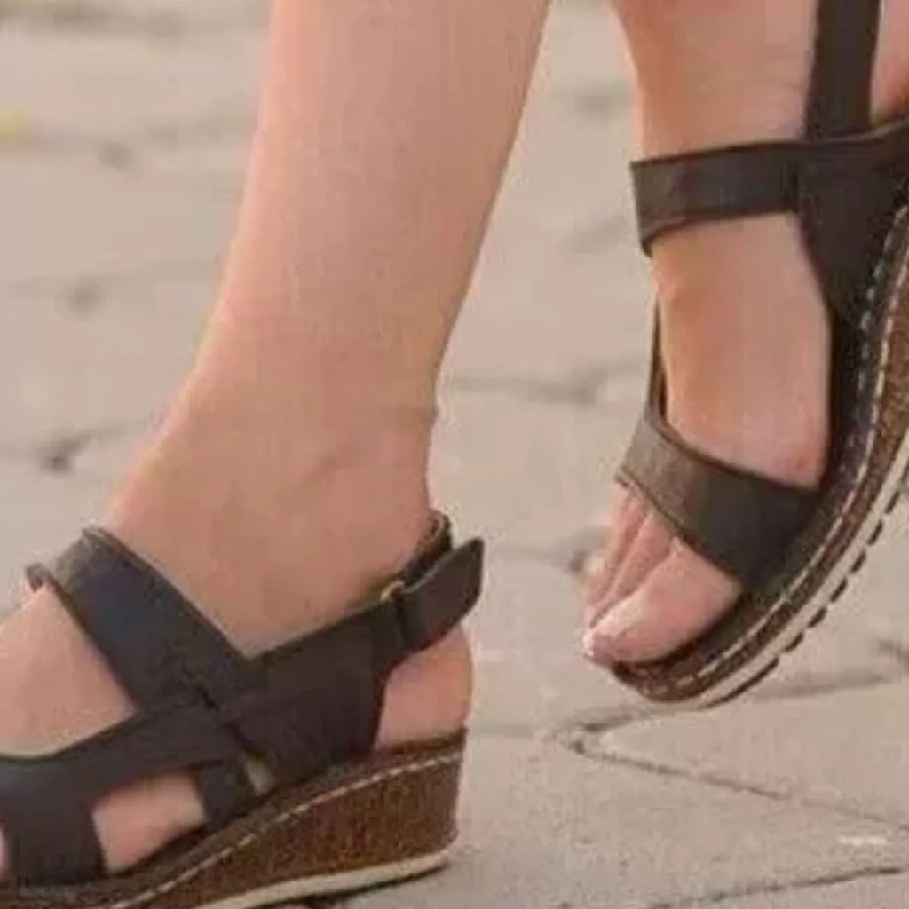 Open Toe Wedge Sandals