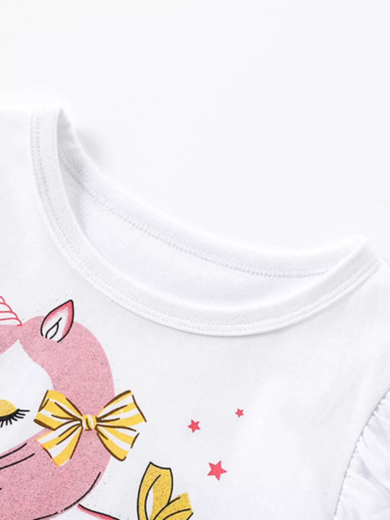 Children's Unicorn Print Rainbow Tulle Dress