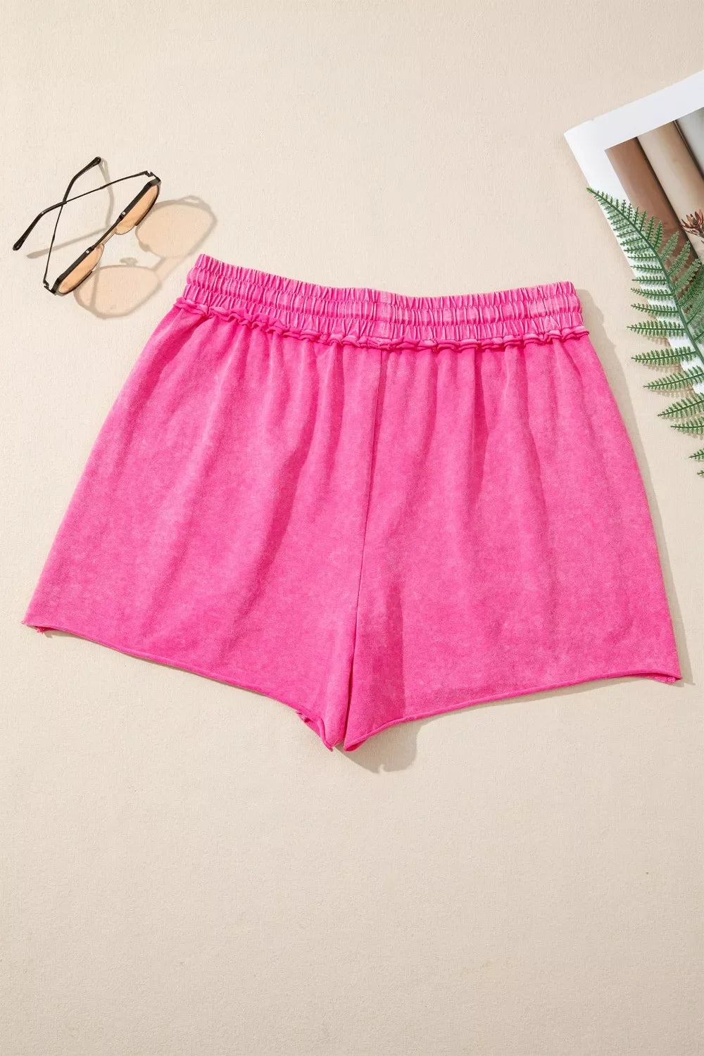 Drawstring Shorts with Pockets