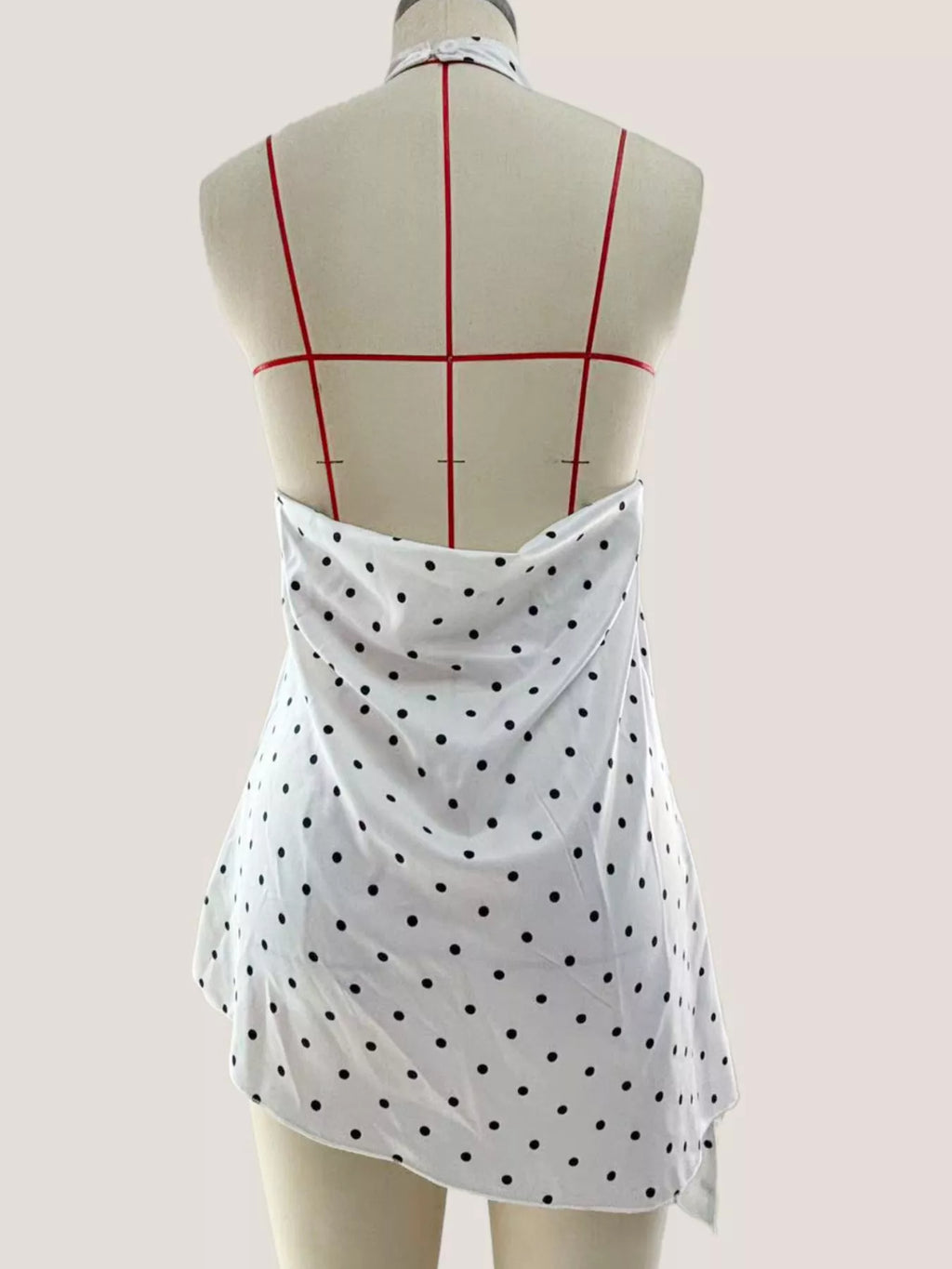 Polka Dot Halter Neck Top