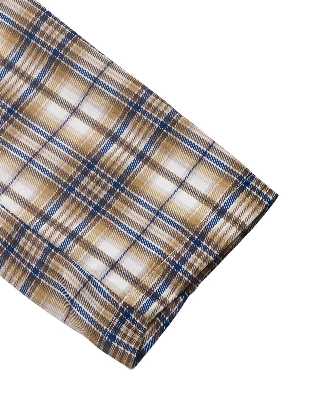Number 87 Plaid Long Sleeve Blazer