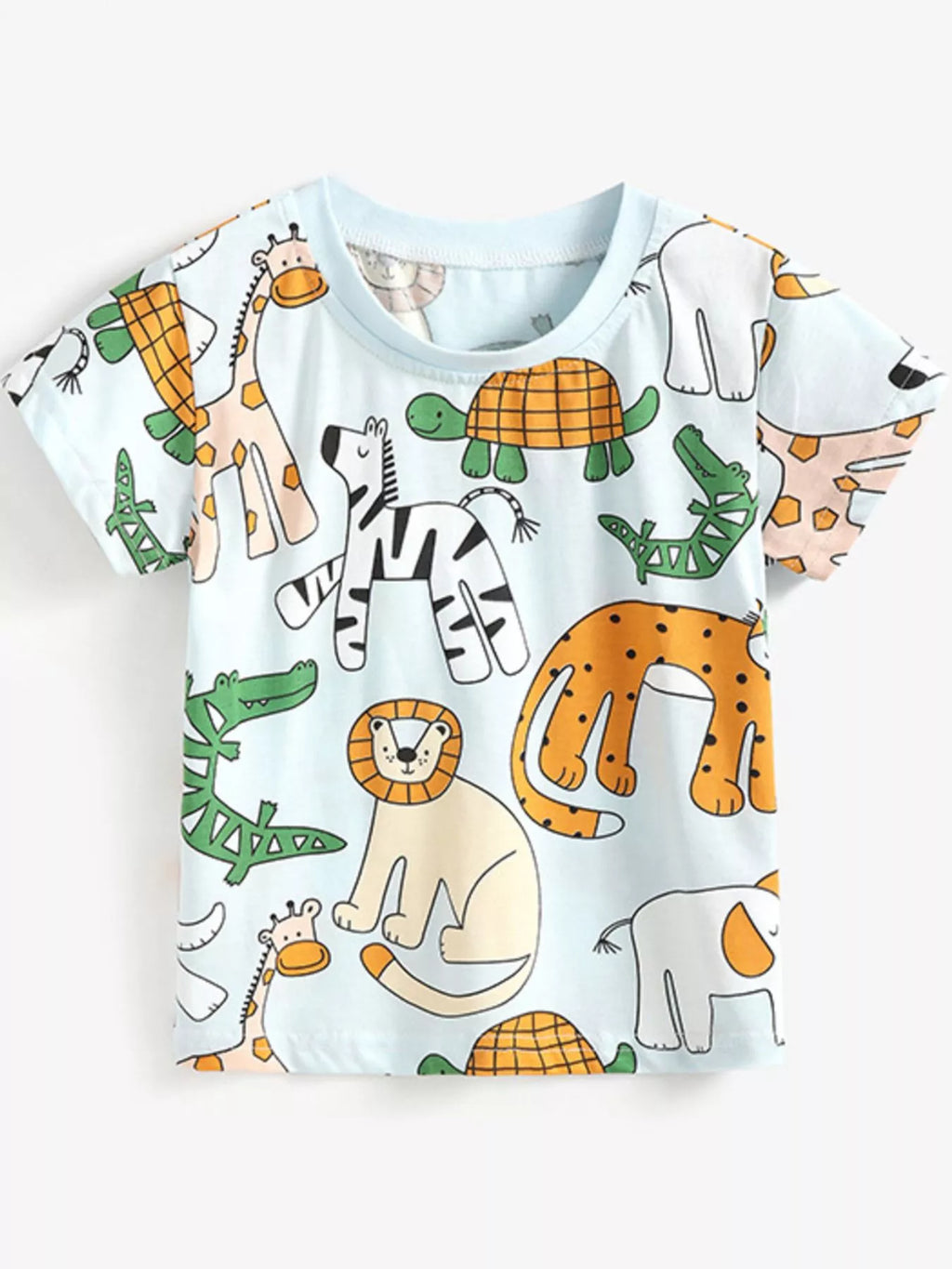 Children's Animal Print Short Sleeve Tee