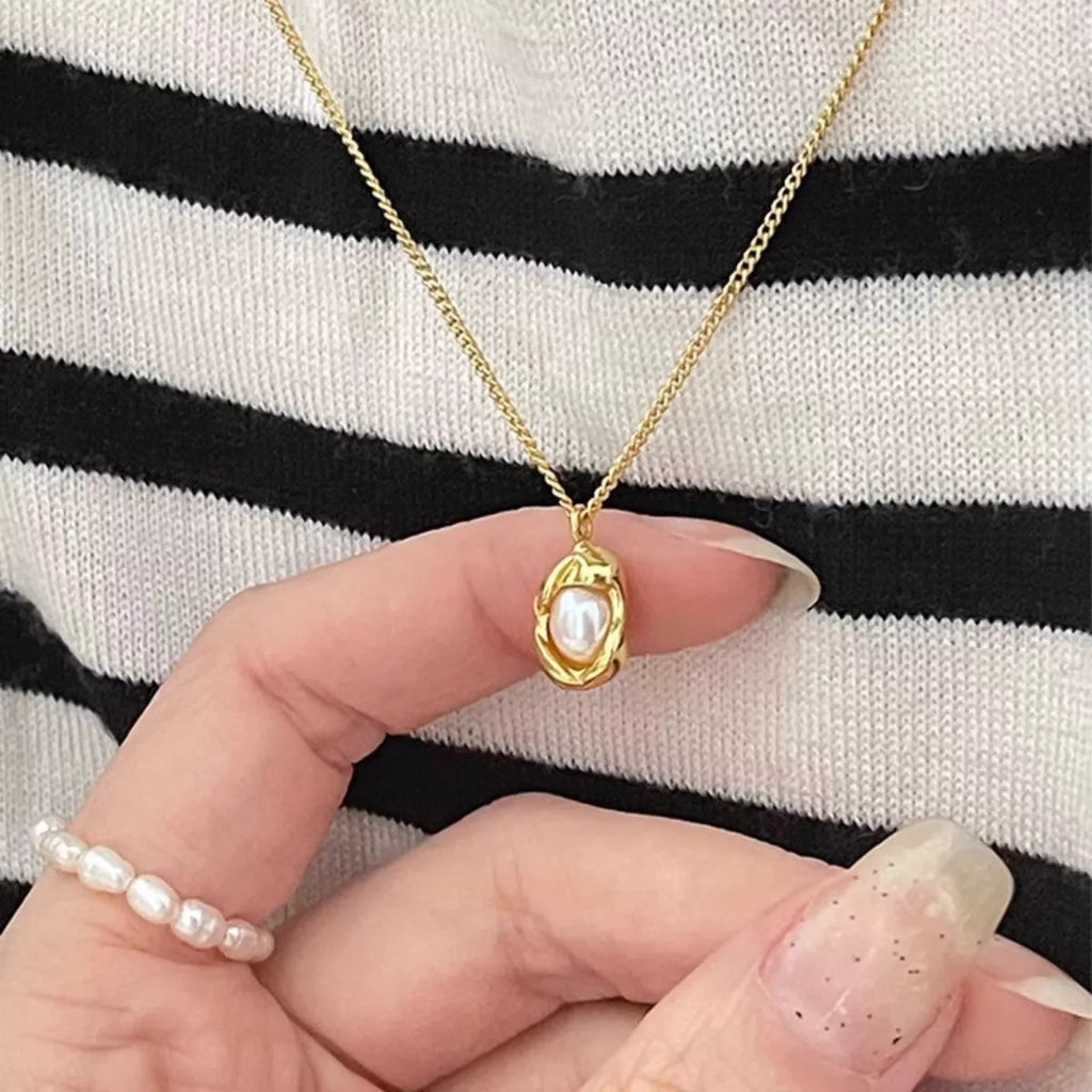 Pearl 925 Sterling Silver Necklace