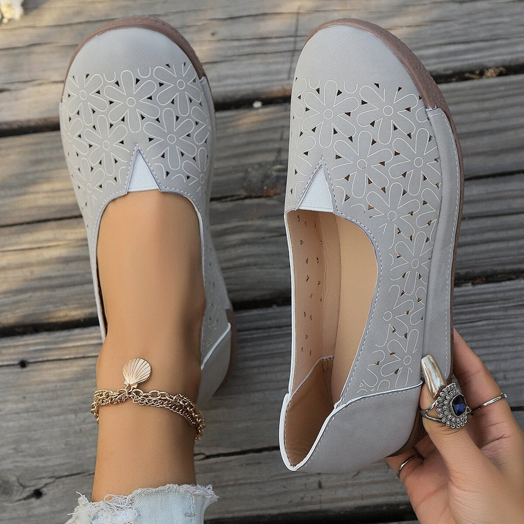 Hollow-Out Casual Loafers