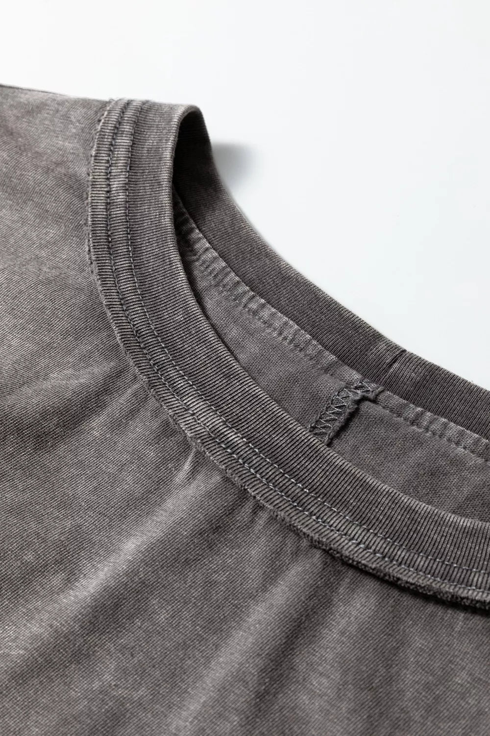 Mineral Wash Boxy Fit Cotton Tank Top